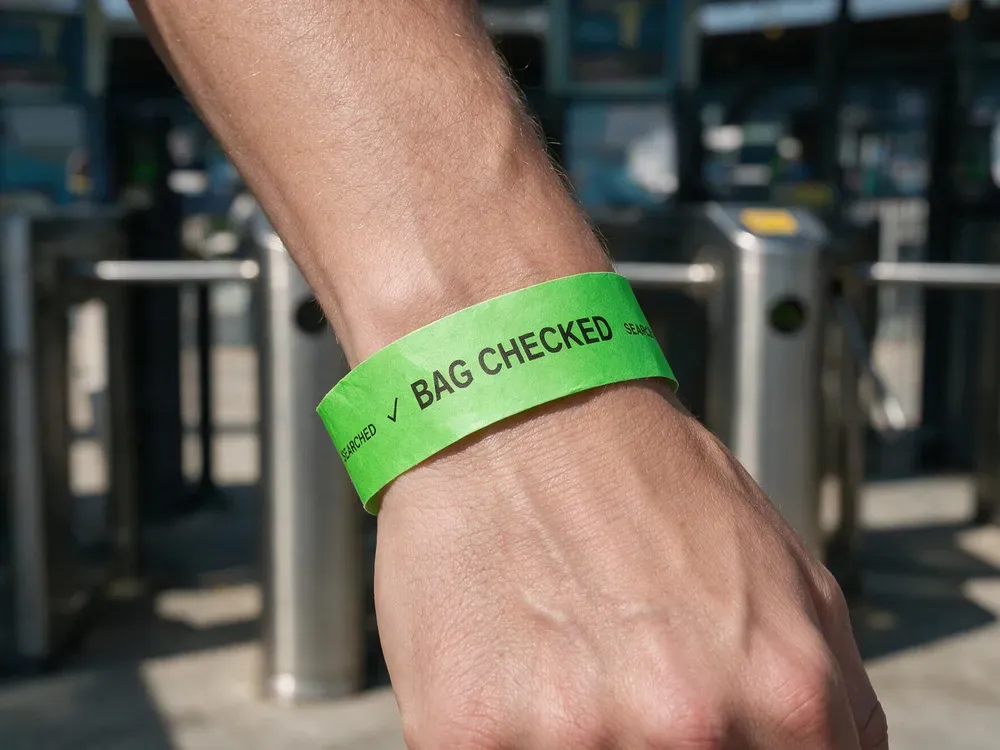 Bag Check Wristbands