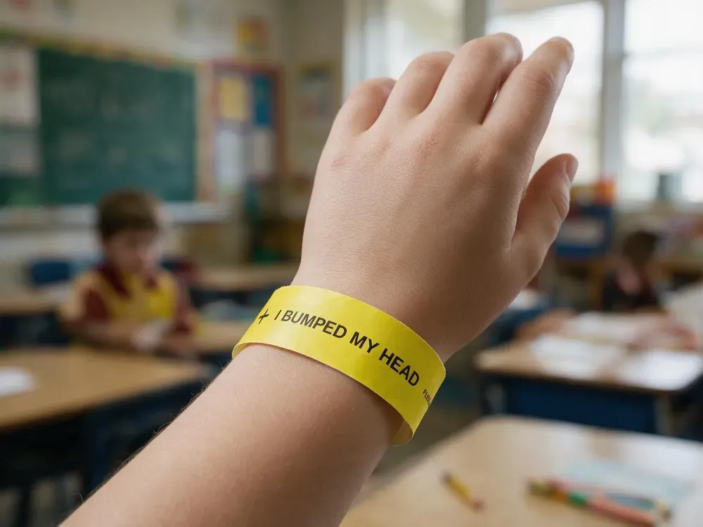"I Bumped My Head" Wristbands