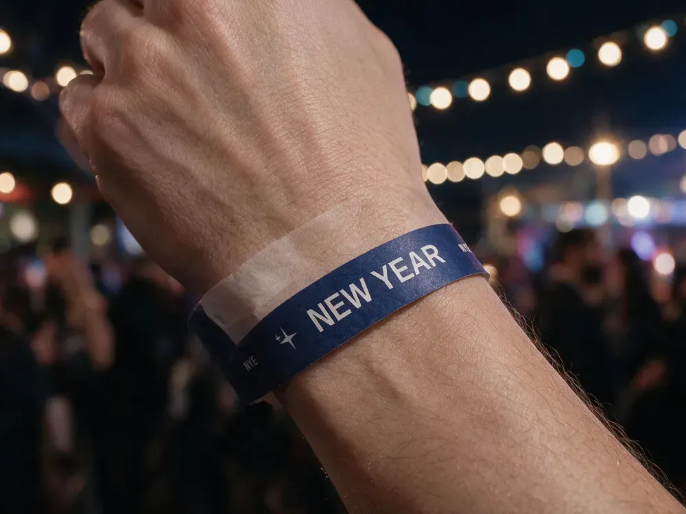 New Year Full Colour Wristbands